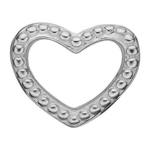 Image of Heart Dots Sterling sølv Charms til sølv armbånd smykke fra Christina Collect